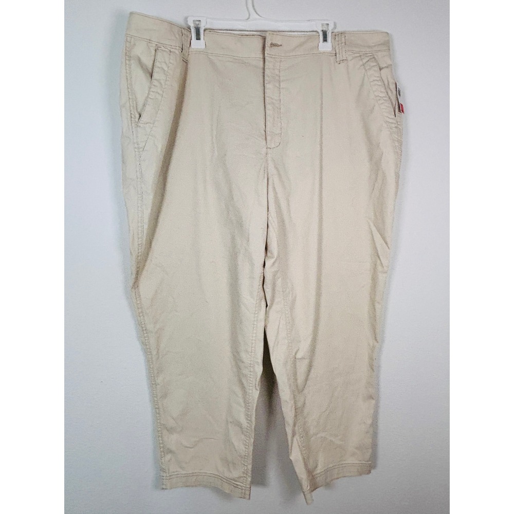 Old Navy OG Chino Beige Khaki High Rise Straight Leg Pants XXL New